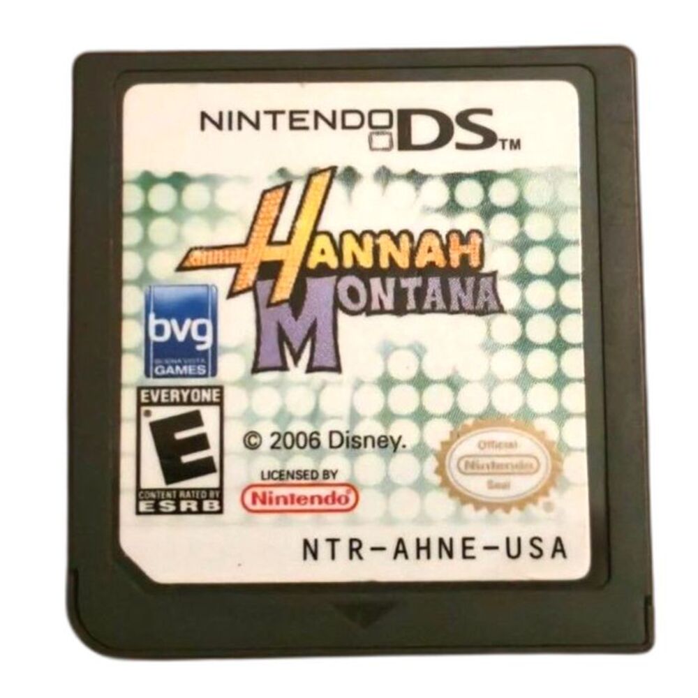 Hannah Montana Nintendo DS 3DS (Cartridge Only) Tested